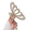 Butterfly-shaped acetate grappling clips, shark clips, fashionable hair clips Item Picture